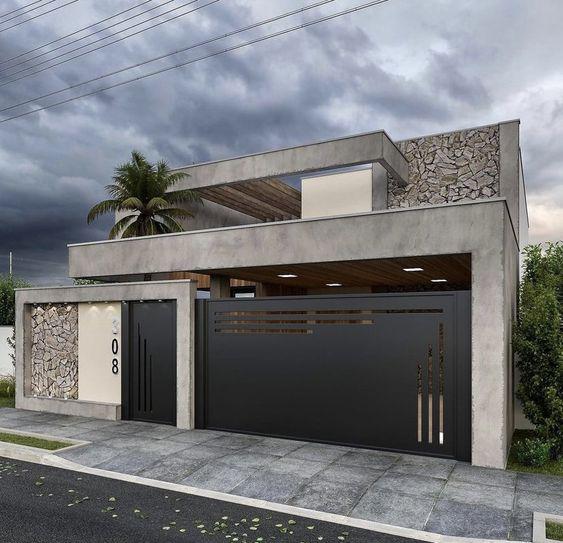 Portones para casas bonitas