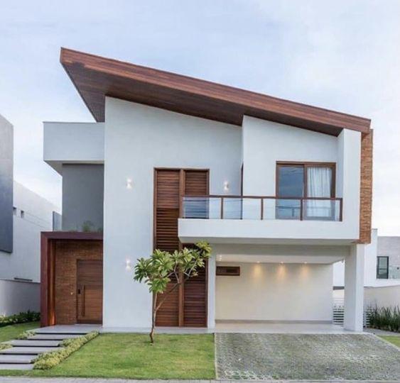 Ideas para casas bonitas de dos pisos