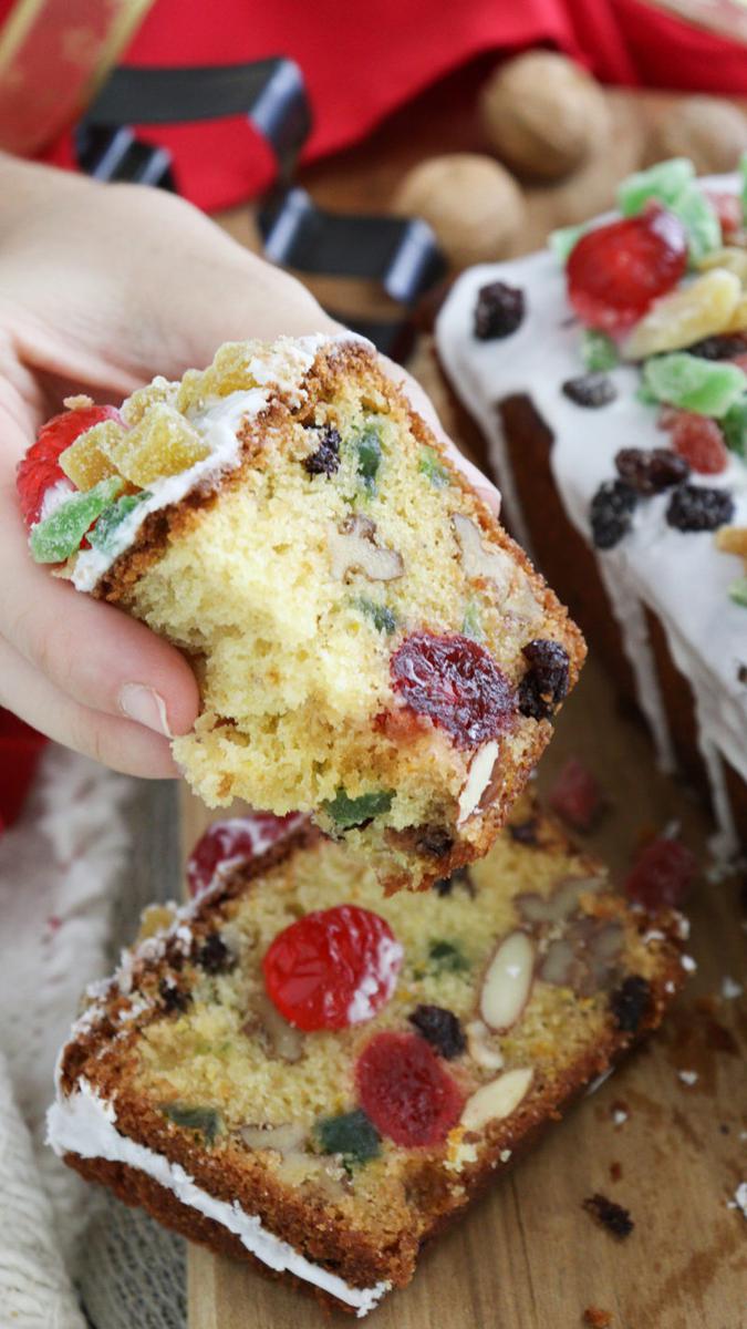 budin ingles navideño fruta