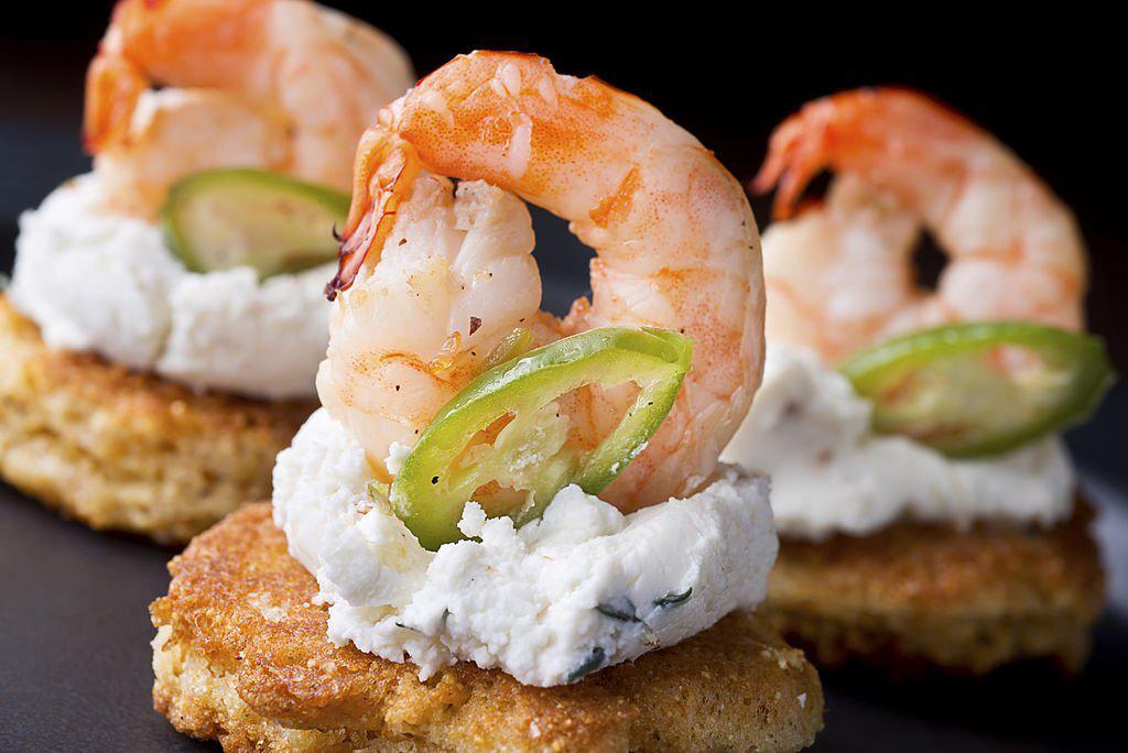 canape queso cabra picante