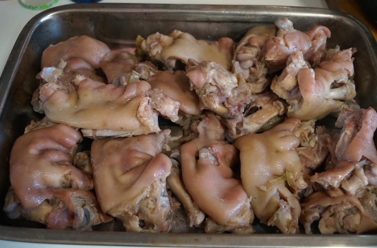 Receta de Patitas (o manitas) de Cerdo cocidas en CrockPot | Cocina