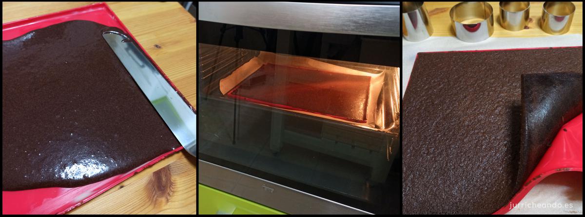 Extender sobre molde y hornear