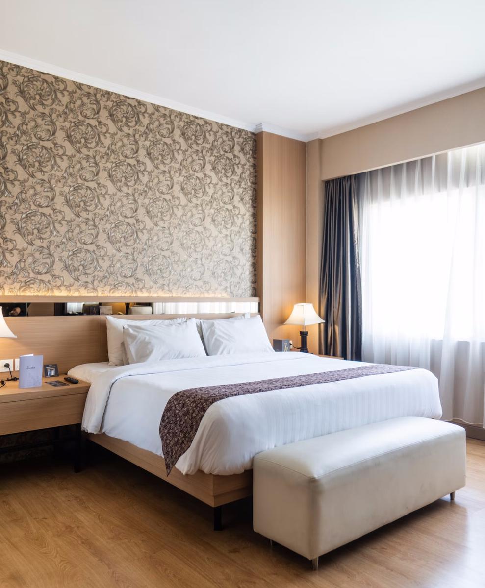 Una pared con acento para el dormitorio que embellecerá aún más la estancia 5