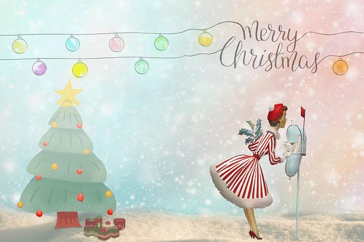 Feliz Navidad, celebrando la Navidad