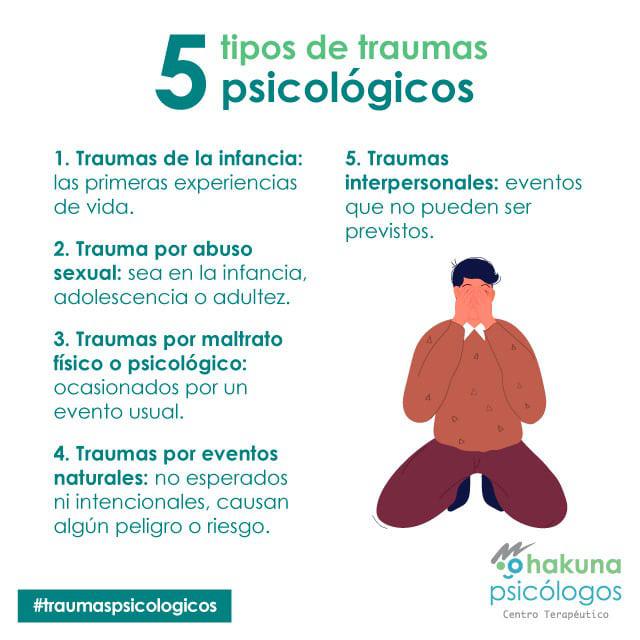 Tipos de traumas psicológicos