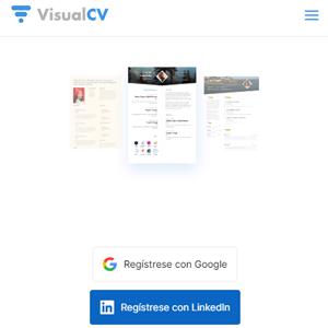 haz tu curriculum vitae online en visualcv.com