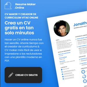 CV online gratuito en resumemaker.online