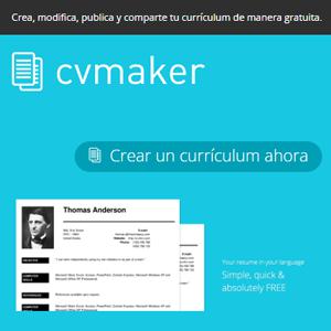 haz tu curriculum vitae online en cvmkr.com