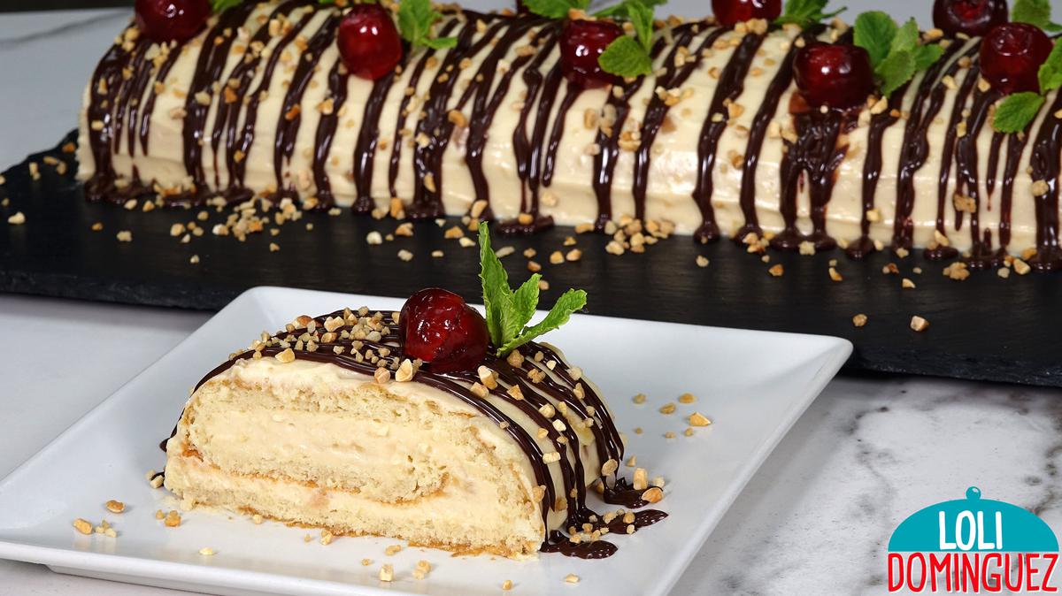 TRONCO DE TURRÓN ESPECIAL NAVIDAD, UNA RECETA PARA TRIUNFAR. Este tronco queda muy tierno, jugoso y con un sabor riquísimo a turrón