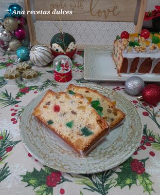 Plum-cake de frutas escarchadas Thermmix