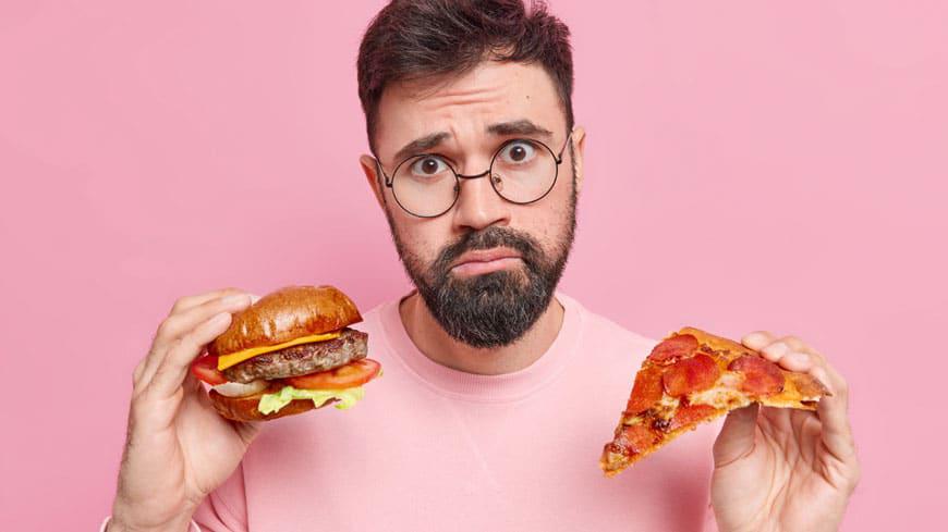 ¿Qué son atracones de comida?