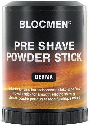 Talco pre afeitado en seco