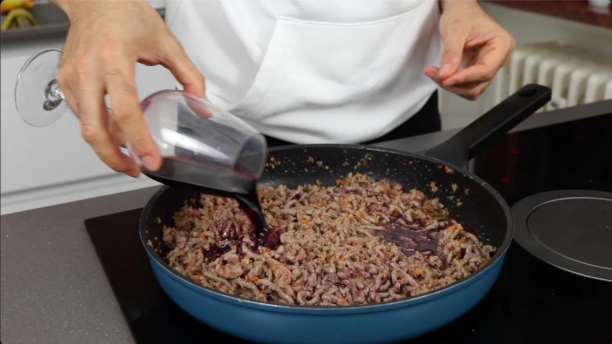 salsa boloñesa vino