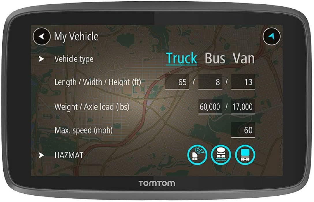 TomTom Go Expert - Calcular ruta para camiones