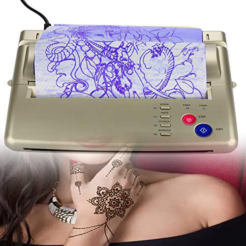 HNCXHX Impresora térmica Máquina,termocopiadora Tattoo,Stencil Tattoo,Impresora portátil de Papel A5 A4 Impresión rápida y efectiva Efecto térmico Máquina Impresora de copiadora,B