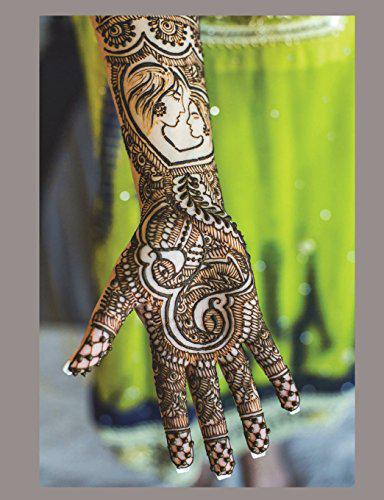 Tattoo Sketchbook (4): Mehndi Hands Tattoo; Wide Ruled Book: 7.44 x 9.69, 150 pages; Lined Notebook, Composition Book/Journal: Volume 4 (Tatto Art Sketchbook)