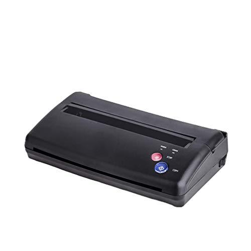 BYCDD Portátil Termocopiadora Tatuaje, Impresora Termica Tattoo Diseño Dibujo del Artista copiadora copiadora de la Plantilla para la impresión térmica y Transferencia,Black_22x28x8CM