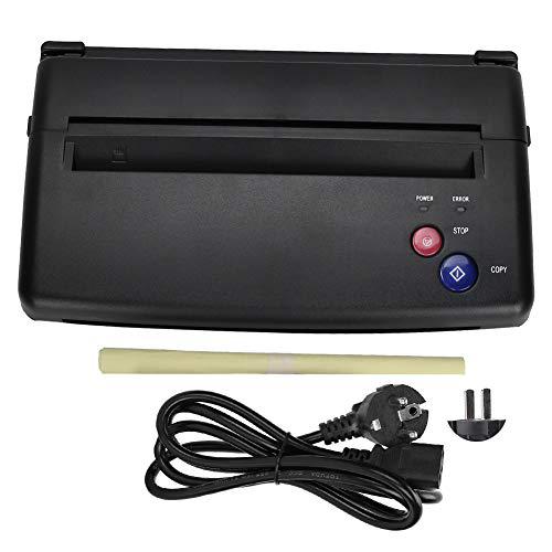 Impresora de tatuaje Máquina de plantilla de transferencia Mini impresora termocopiadora, Suministros de tatuaje Herramienta de plantilla de transferencia térmica (YO)