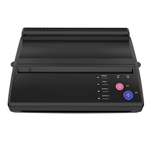 BIOMASER Máquina de Transferencia de Tatuajes Tattoo Printer Drawing Thermal Stencil Maker Copiadora Máquina de Impresora de Tatuajes Profesional para Tatuajes Temporales