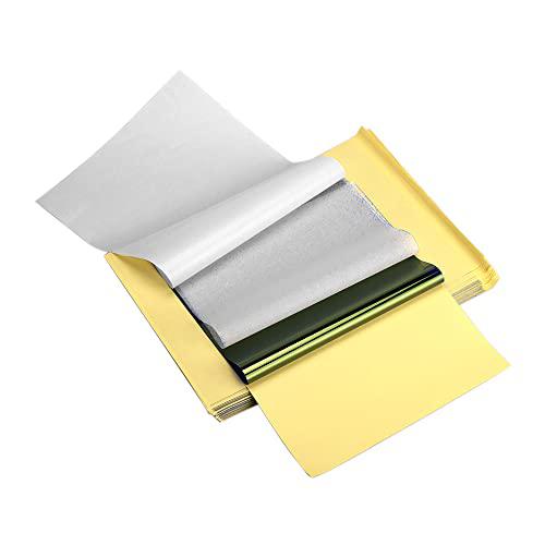 ATOMUS 50pcs Tattoo Transfer Paper Carbon Thermal Tracing Carbon Stencil Paper Transfer Copier Paper A4 Size for Tattoo Printer Machine