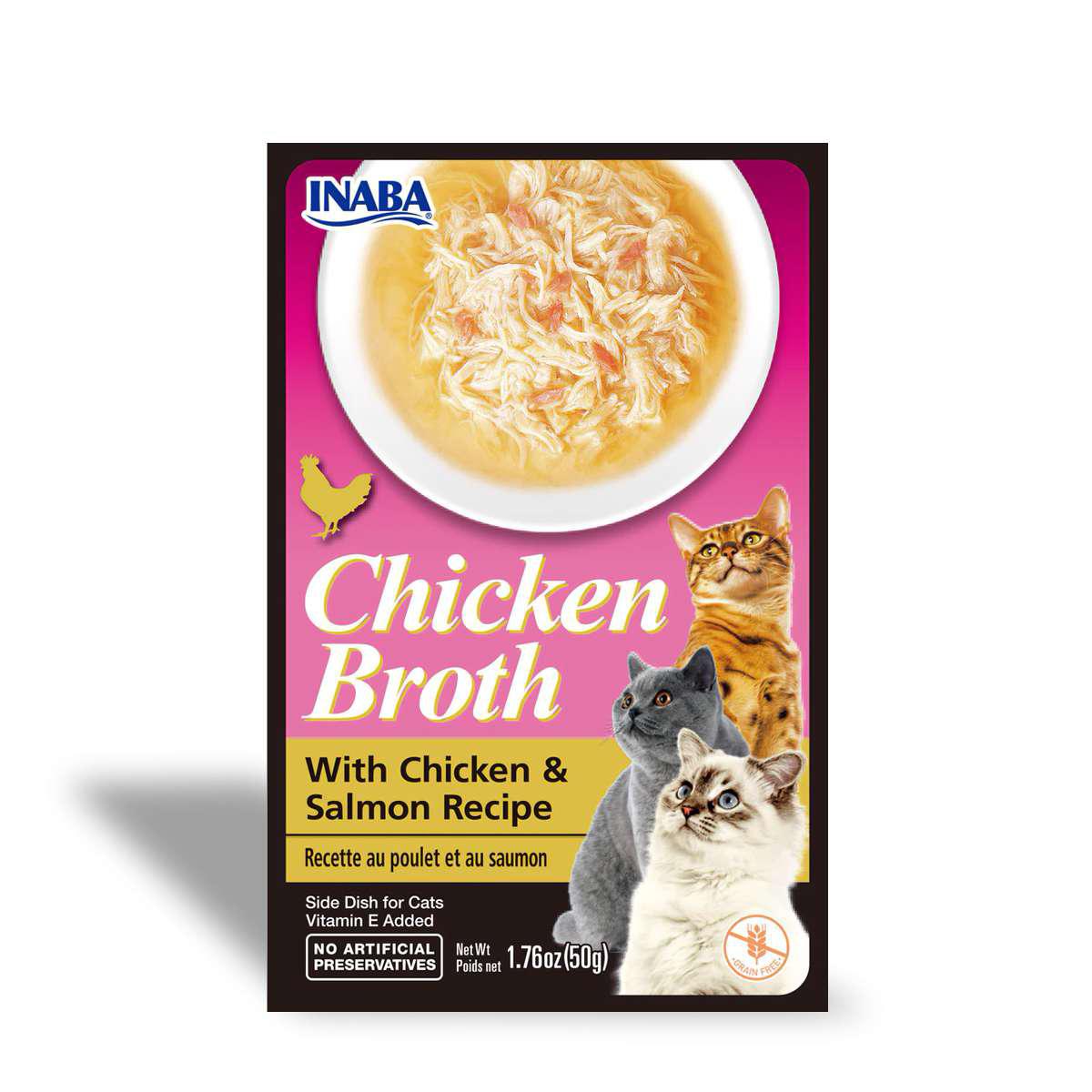 inaba churu caldo de pollo y salmon para gatos. Chicken broth