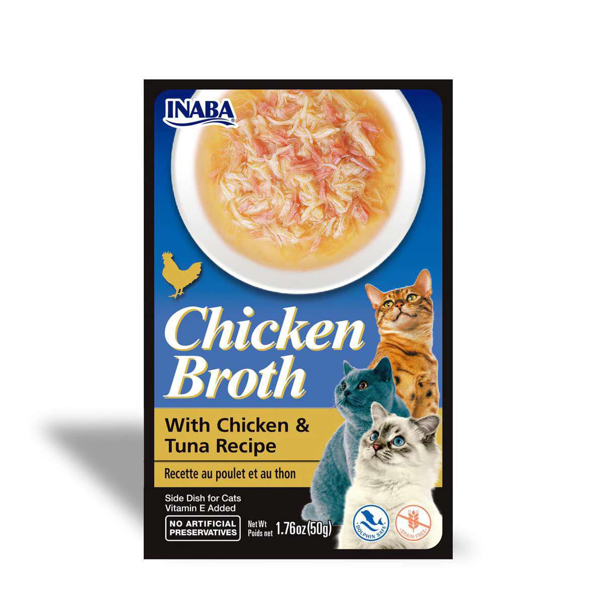 inaba churu caldo de pollo y atun para gatos chicken broth