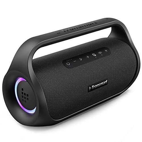 Tronsmart Bang Mini Altavoz Bluetooth Potente 50W con Sonido Estéreo, Bluetooth 5.3, Waterproof IPX6, 15H de Reproducción, Altavoz Portátil inalámbrica con Powerbank y NFC para Hogar, Fiesta, Viaje