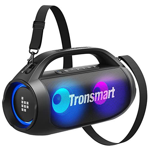 Tronsmart Bang SE Altavoz Bluetooth 40W, Altavoces Portátil Potente, Luces Led, Waterproof IPX6, 24H de Reproducción, Sonido Estéreo, Aux y Powerbank, Exterior Speaker con Bluetooth 5.3 para Fiestas