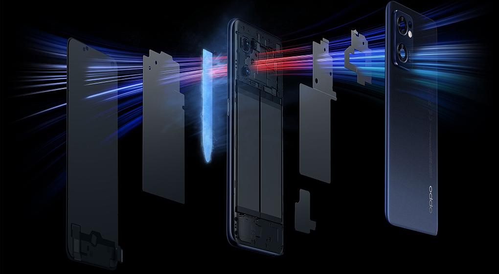 OPPO Find X5 Lite - Sistema de refrigeración