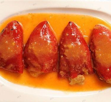 Pimientos del piquillo rellenos de carne