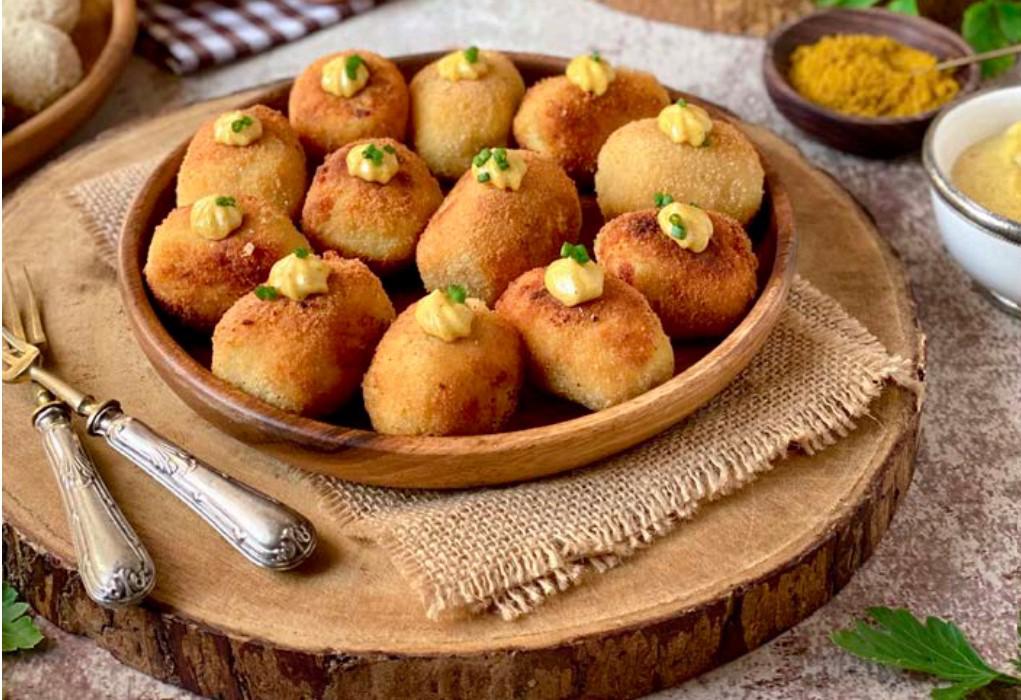 croquetas de pollo al curry