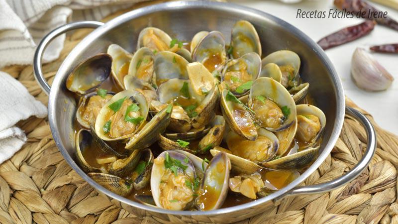 receta de almejas a la gallega