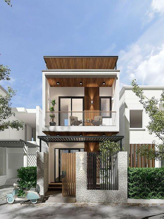 Casas de más de un nivel en terreno pequeño