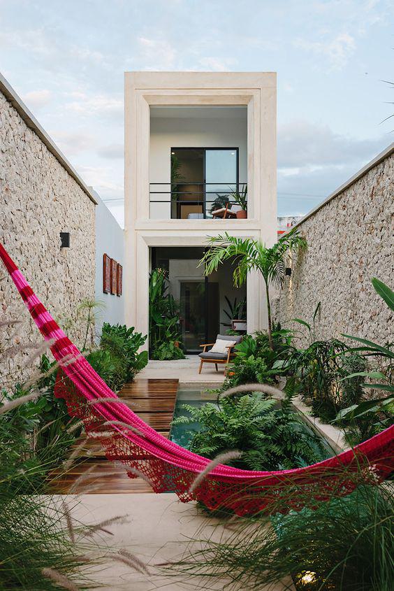 Área social en casas pequeñas