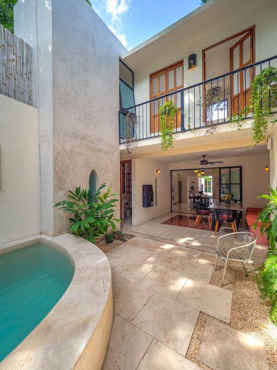 Fachadas de casas pequeñas modernas