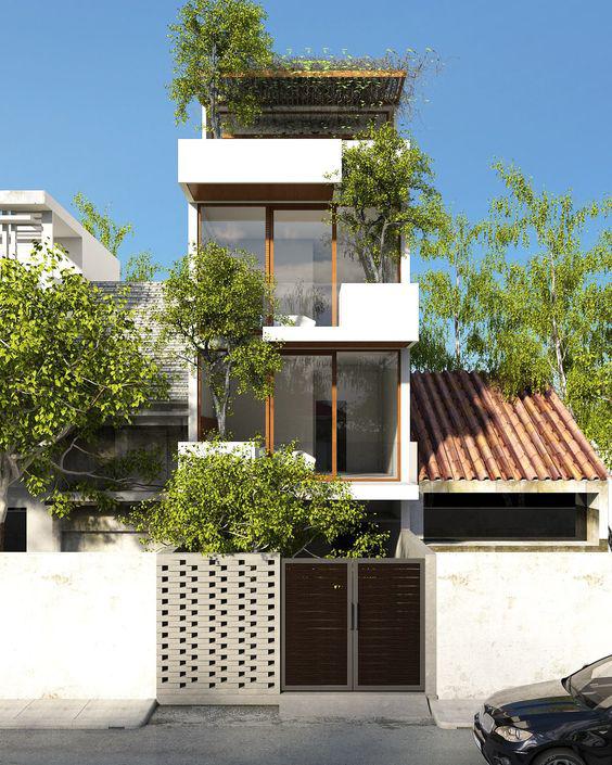 Casas de más de un nivel en terreno pequeño