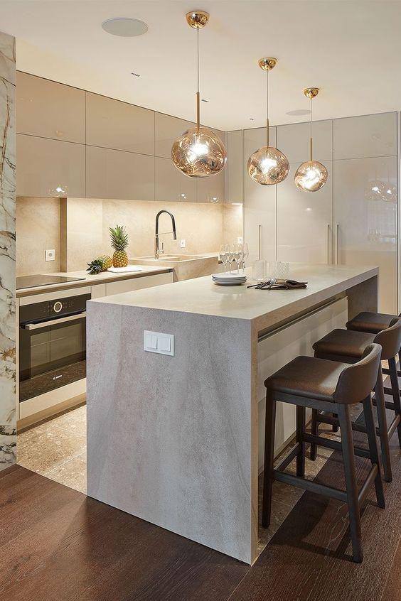 Cocinas americanas modernas