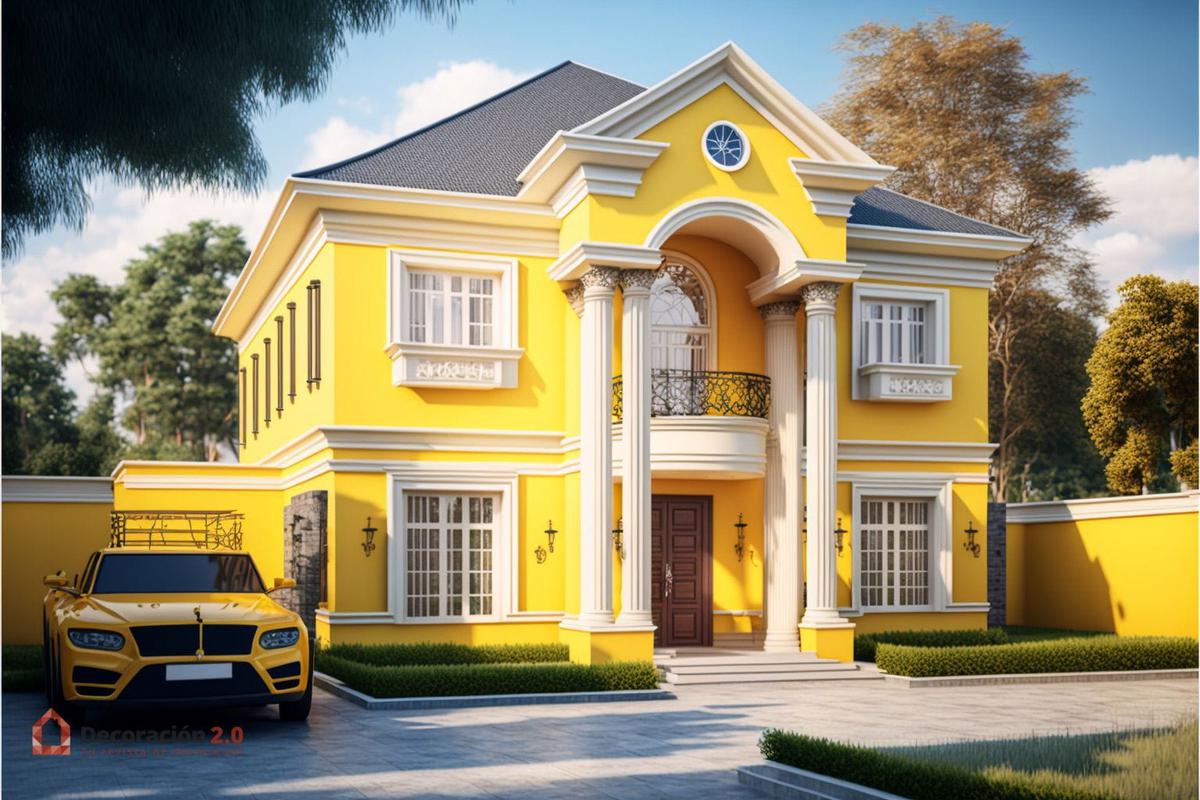 Impresionantes diseños de casas de 2 pisos y estilo moderno 13