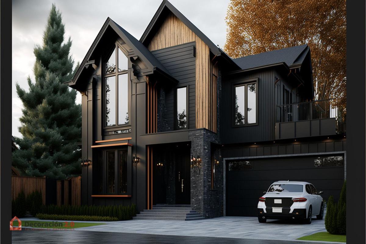 Impresionantes diseños de casas de 2 pisos y estilo moderno 21