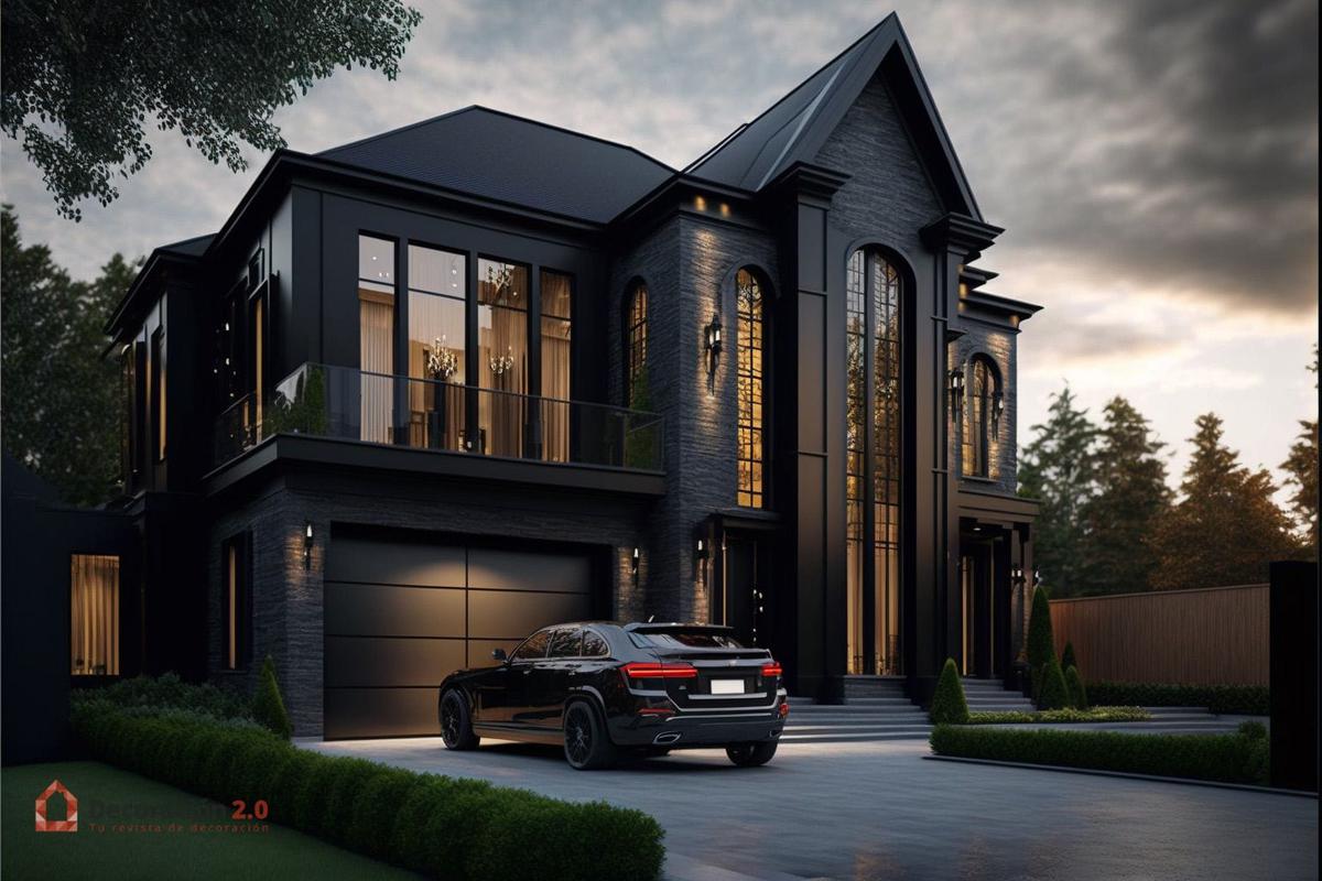 Impresionantes diseños de casas de 2 pisos y estilo moderno 22