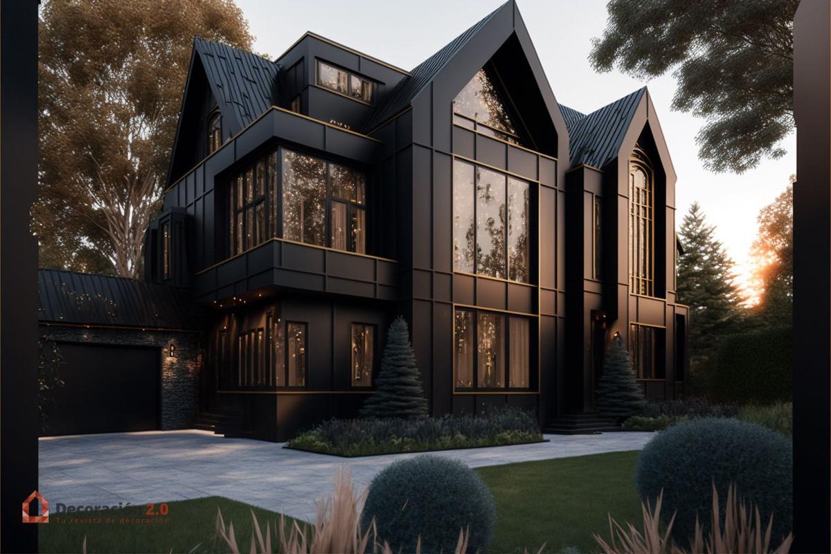 Impresionantes diseños de casas de 2 pisos y estilo moderno 24