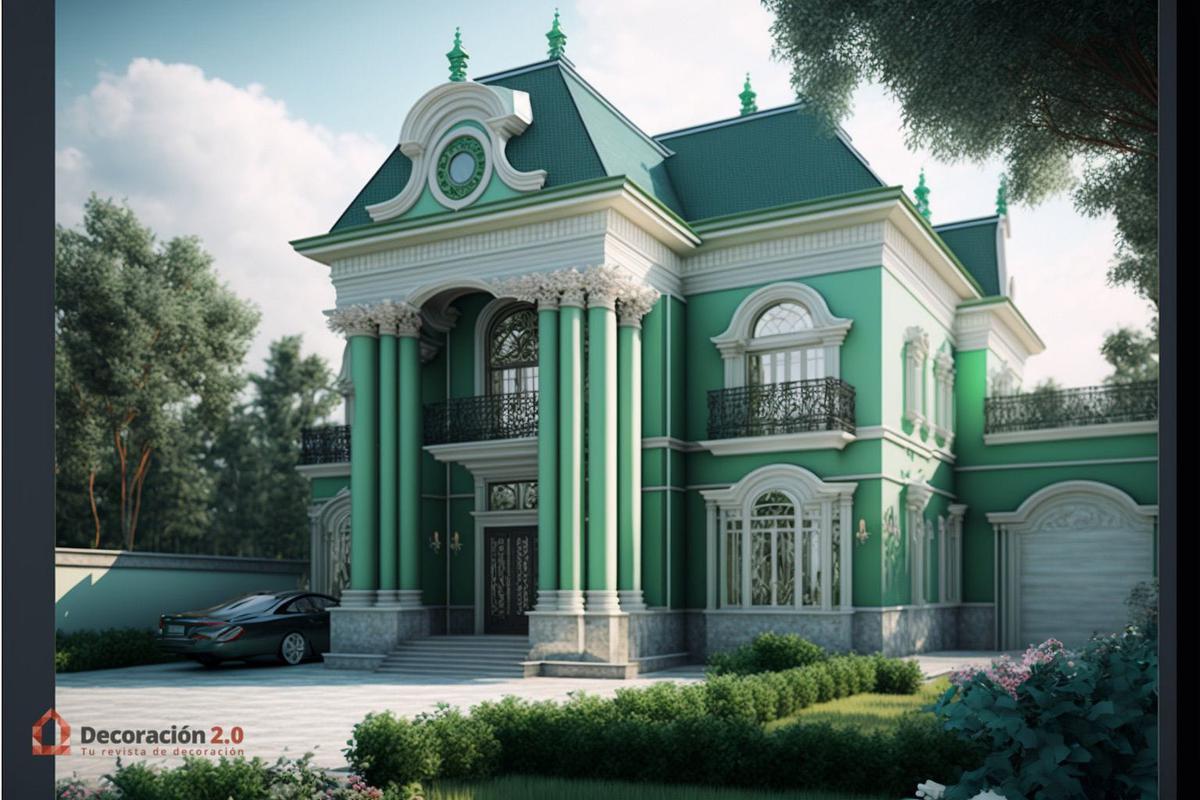 Impresionantes diseños de casas de 2 pisos y estilo moderno 9