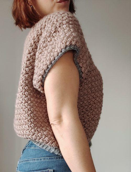 punto Bean Stitch a crochet