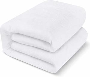 Utopia Bedding - Impermeable Protector De Colchón 90 x 190 cm, Premium Funda De Colchón De Rizo 200 gsm, Transpirable, Elástico En Todo El Contorno