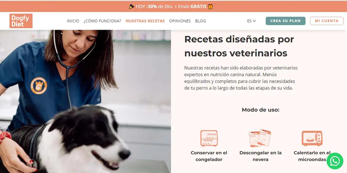 opiniones veterinarias dogfy diet