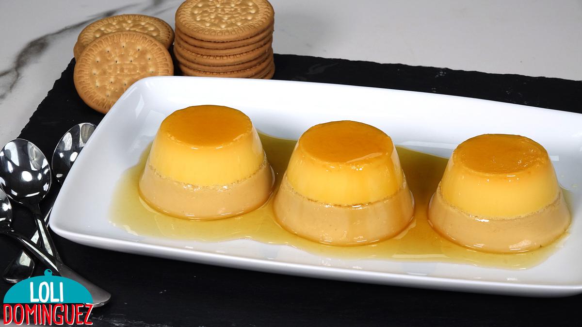 Flan de vainilla y galletas María, fácil, sin horno ni gelatina. Esta receta es sumamente fácil y con pocos ingredientes, utilizando productos que nos facilitan la vida y teniéndolos a nuestro alcance podemos adaptar las recetas