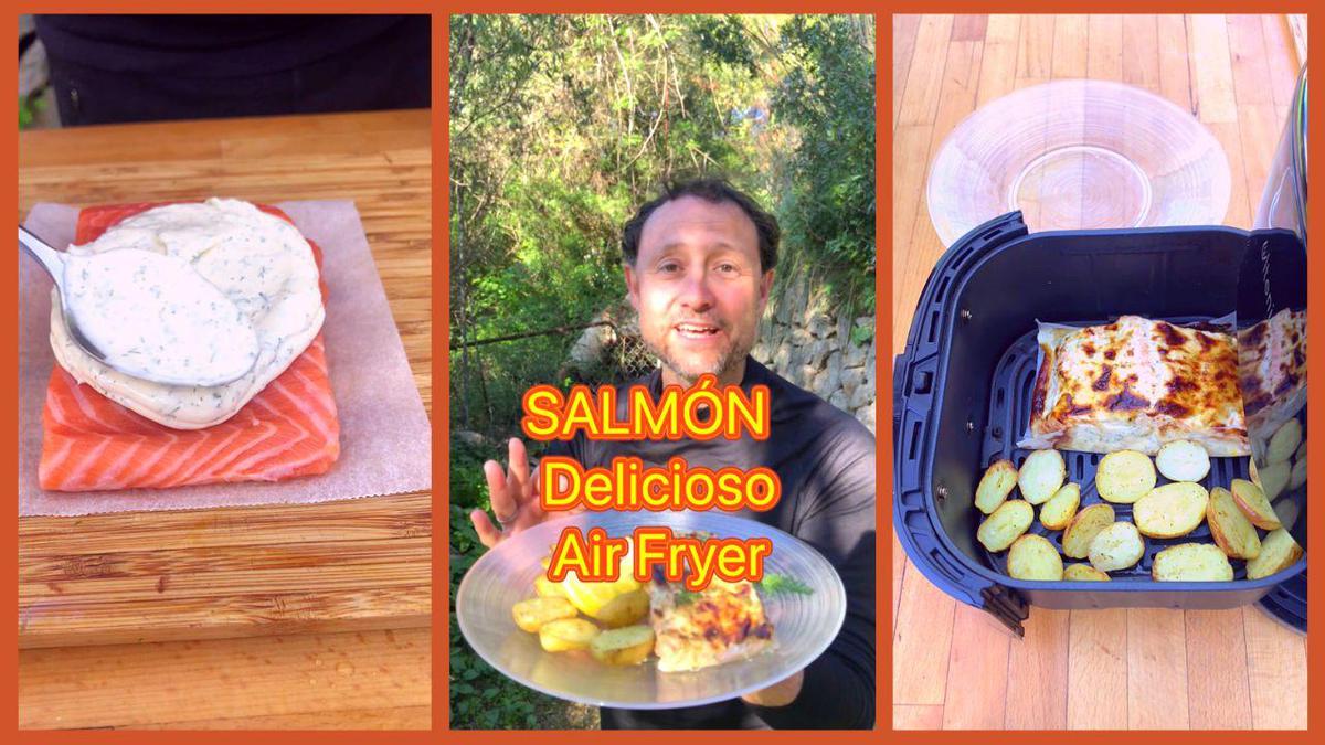 SALMÓN Jugoso en FREIDORA DE AIRE (Air Fryer)
