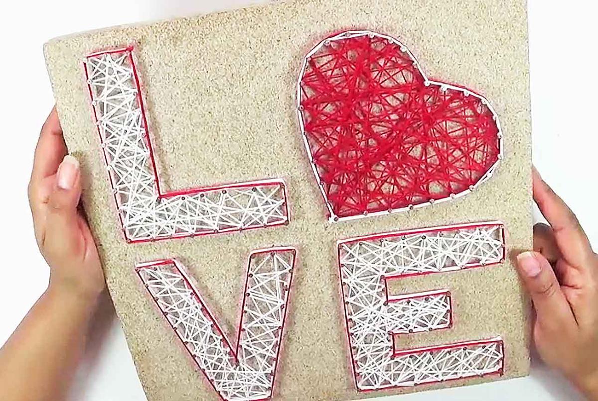 Cartel para regalar string arte