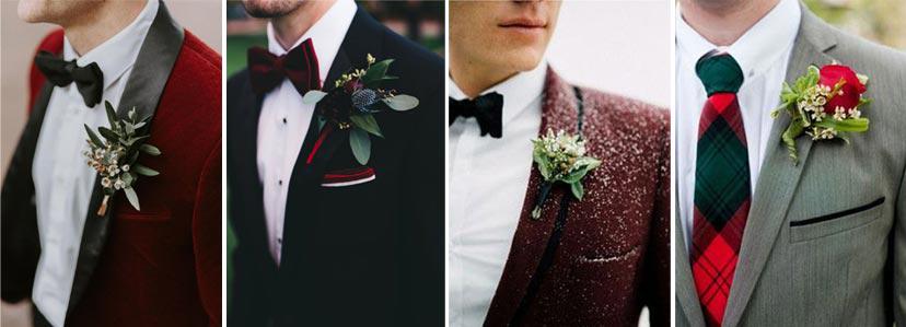 Look novio para bodas en invierno