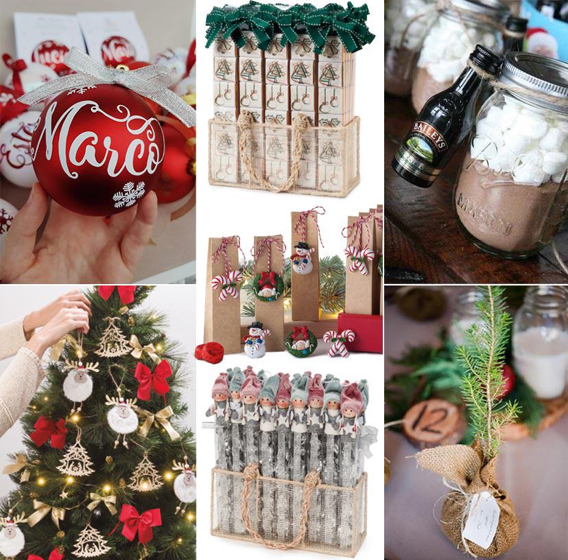 Detalles de boda con temática navideña